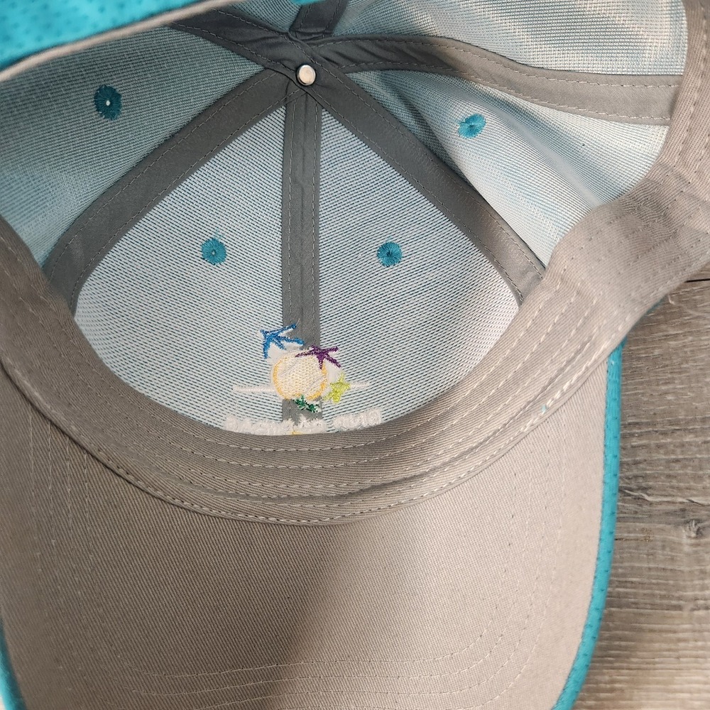 BNP Paribas Open Tennis Tournament Strapback Adjustable Teal Mid Fit Ahead Cap - Picture 7 of 9